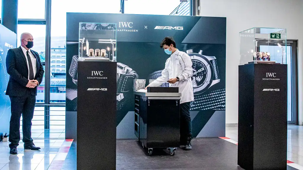 créations horlogères d’IWC à l'AMG Performance Center de Carouge