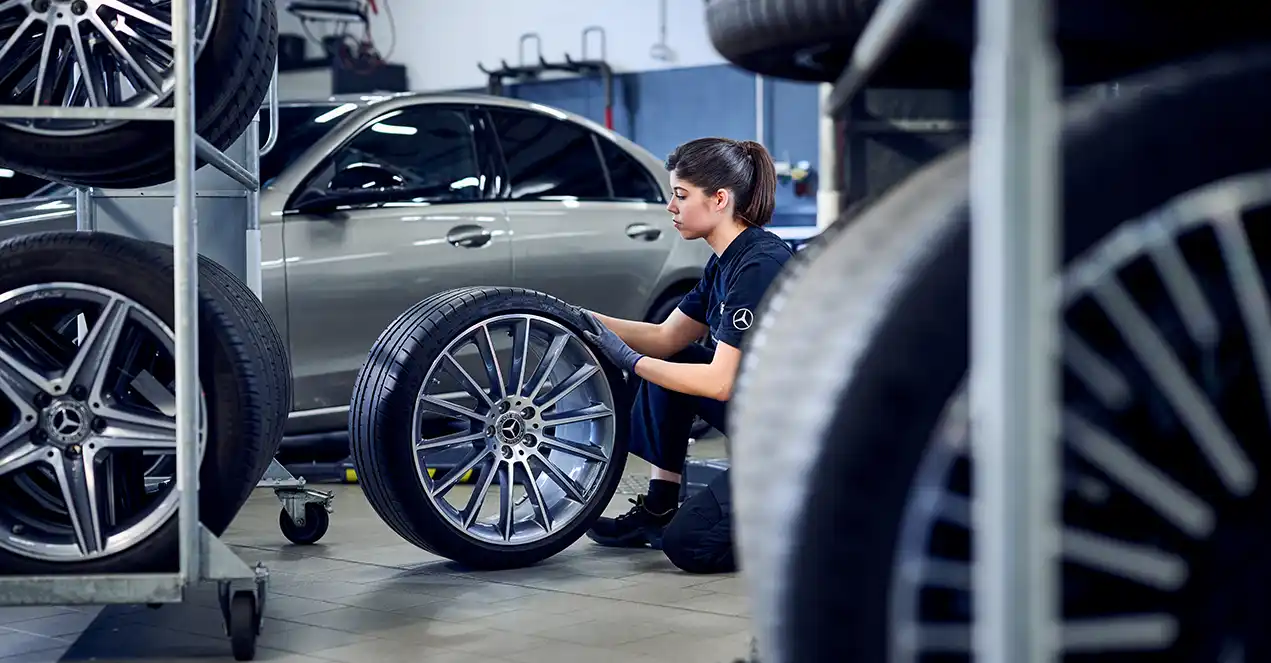 Samedis changement de roues /pneus Mercedes-Benz du Groupe Chevalley