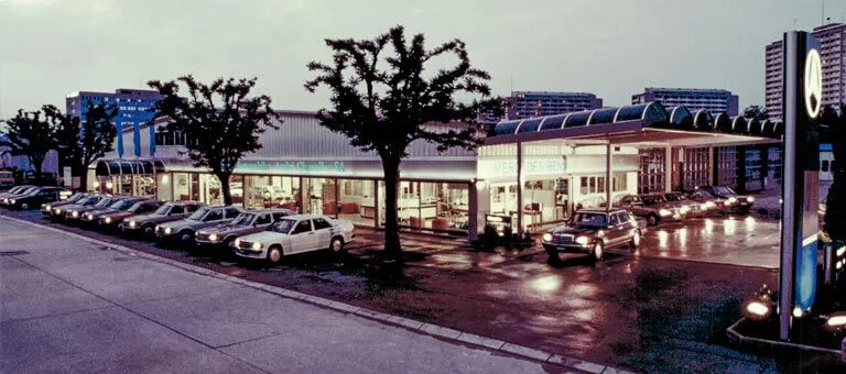 Garage de la Marbrerie Groupe Chevalley en 1988