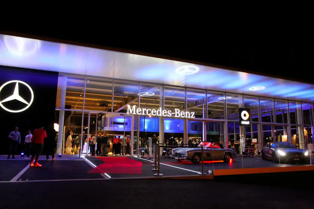 Exterieur du showroom