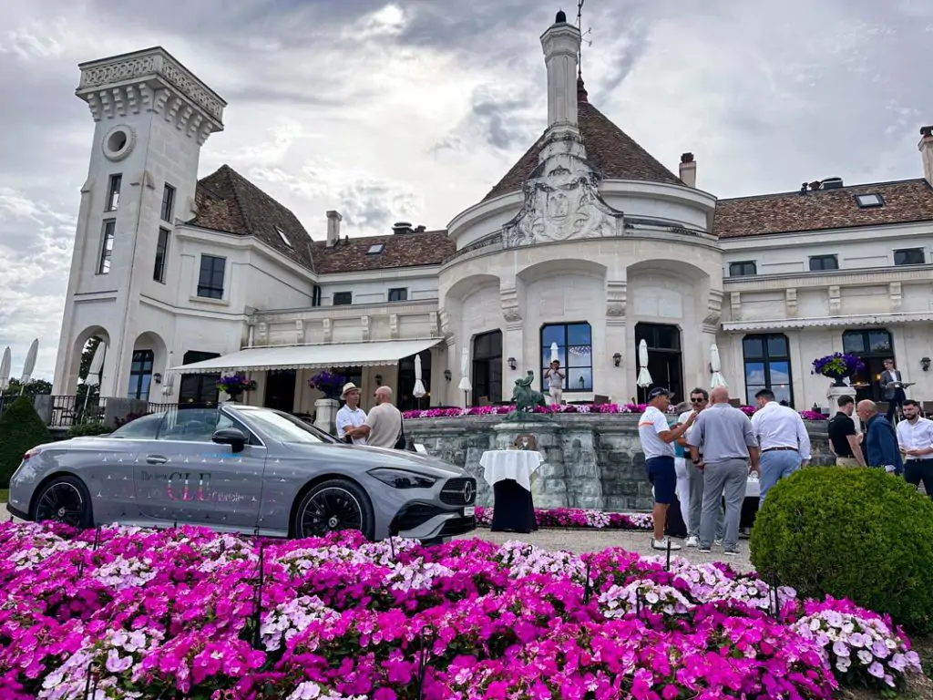 Mercedes-Benz CLE Cabriolet au MercedesTrophy 2024 à Gland Groupe Chevalley