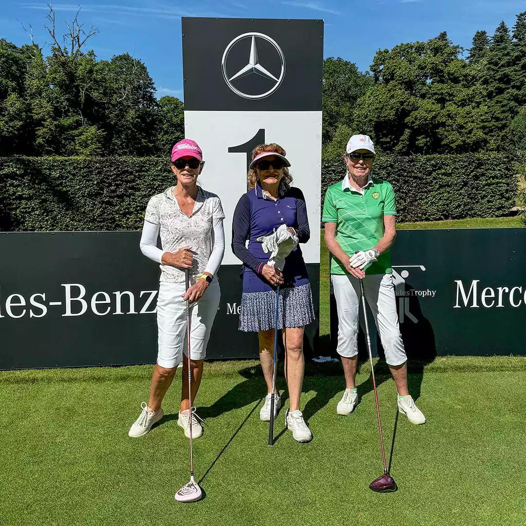 Participants à la compétition de golf MercedesTrophy 2024 à Gland Suisse Groupe Chevalley