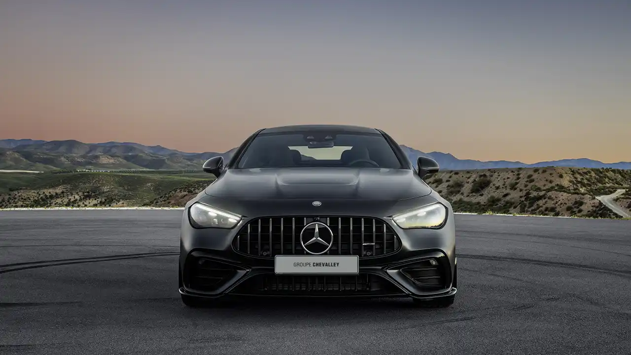calandre avant de la Mercedes AMG CLE 53 Coupé