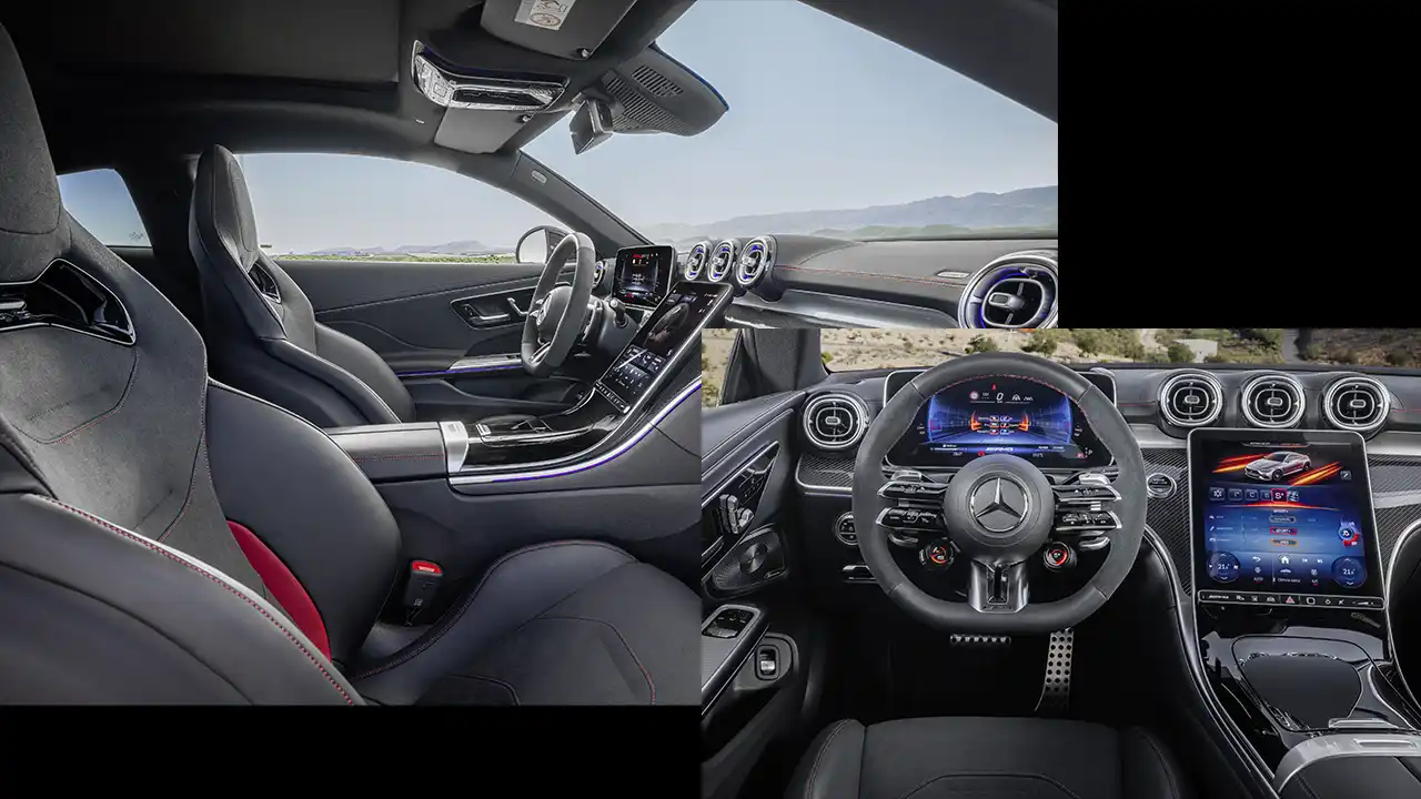 intérieur de la AMG CLE coupé