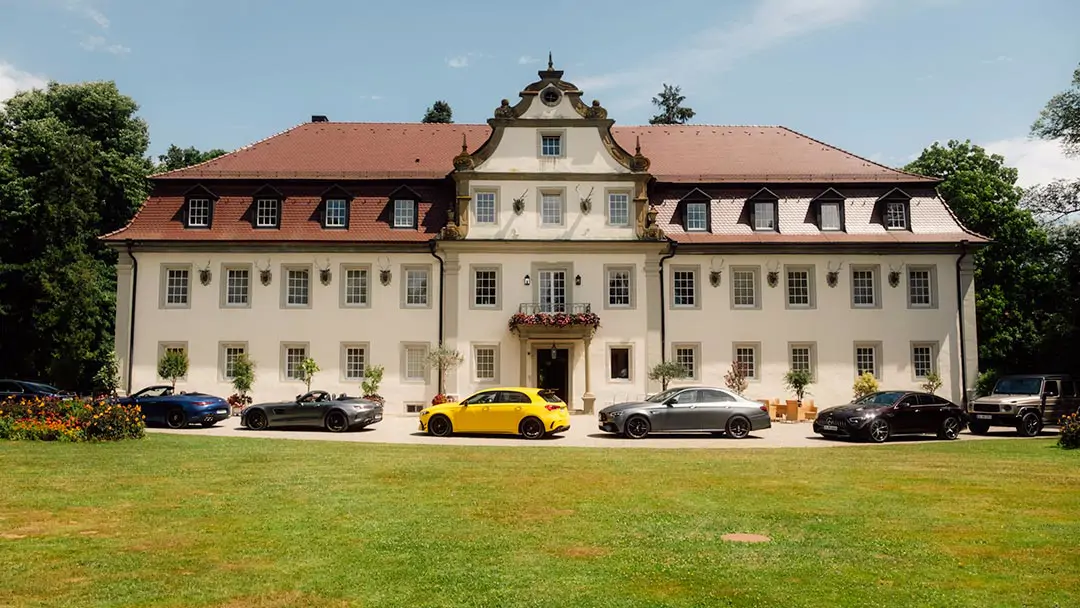 Mercedes-AMG Road Trip Factory Tour 2022 au Wald & Schlosshotel Friedrichsruhe