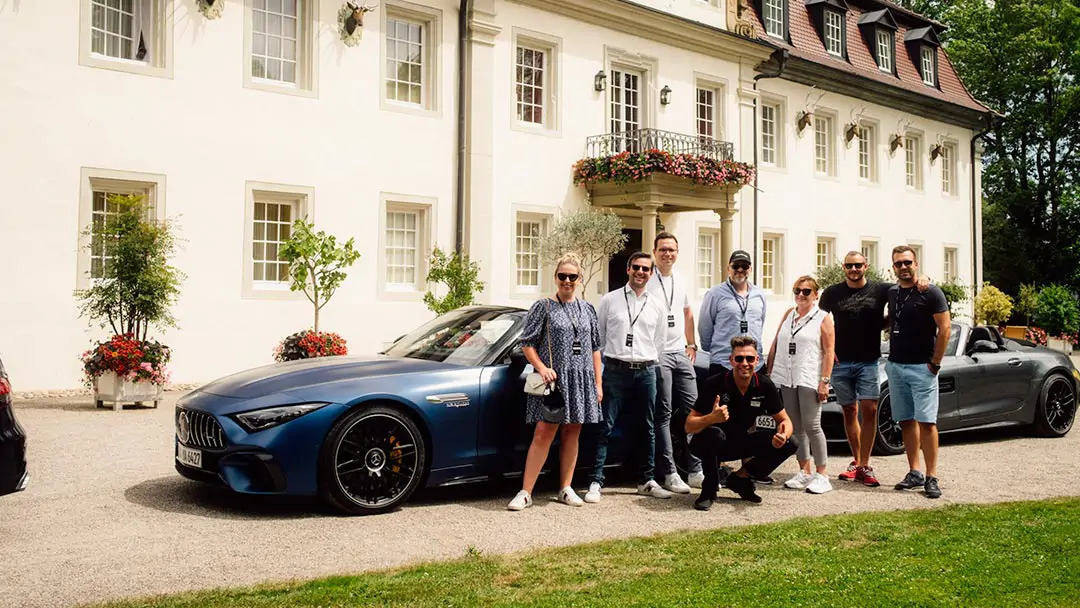 Mercedes-AMG Road Trip Factory Tour 2022 au Wald & Schlosshotel Friedrichsruhe