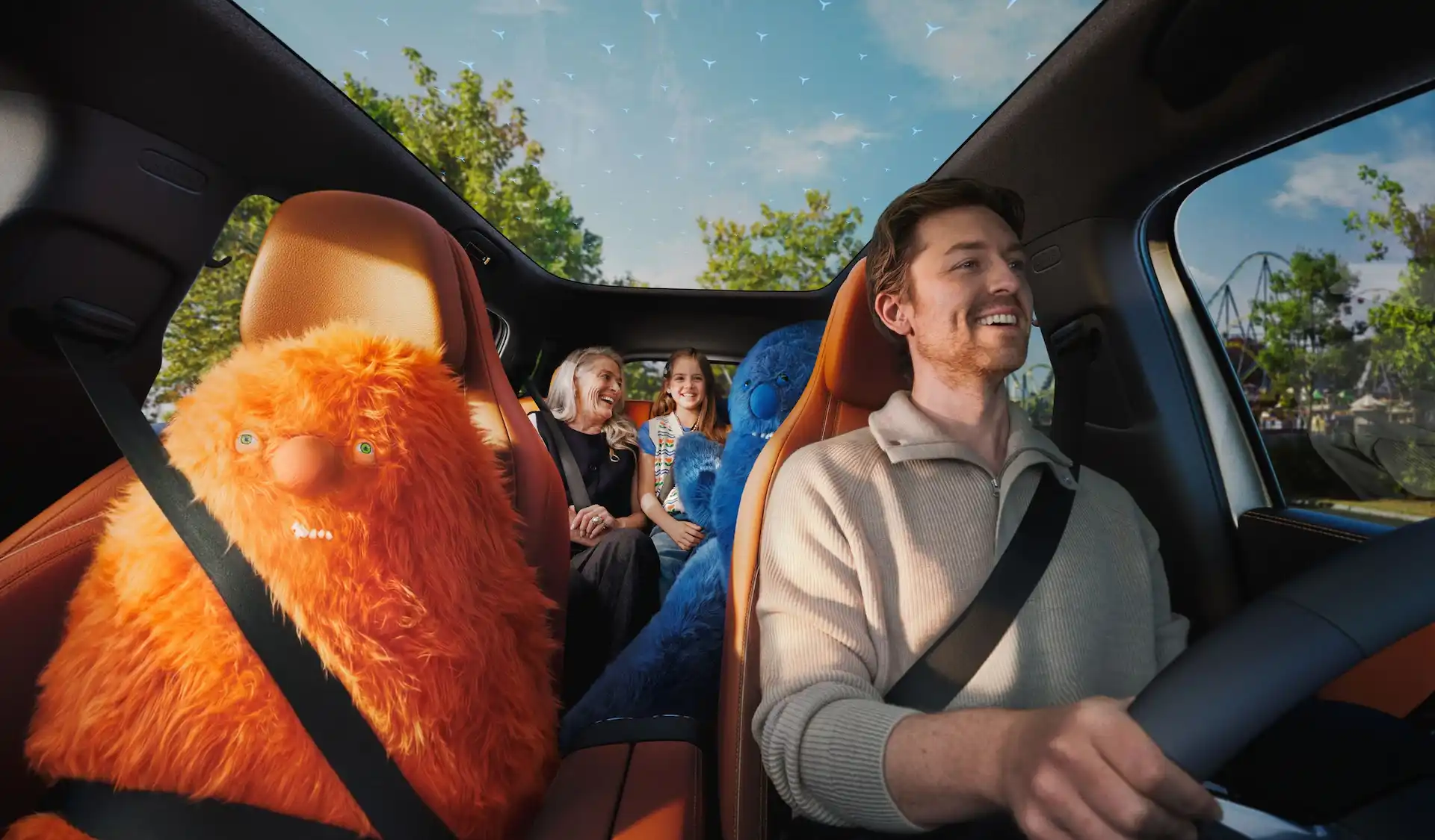 vue de l'habitacle du GLB électrique 2026