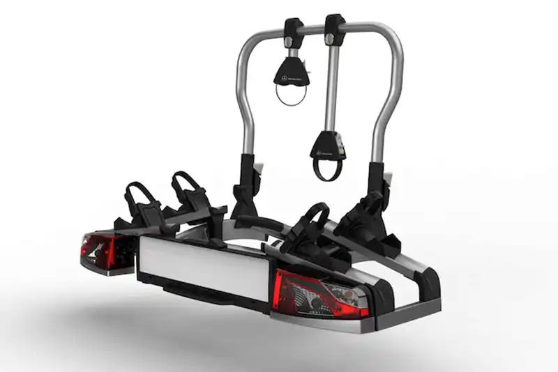 Porte-vélos arrière Thule, pour dispositif pour remorque, rabattable, 2 vélos