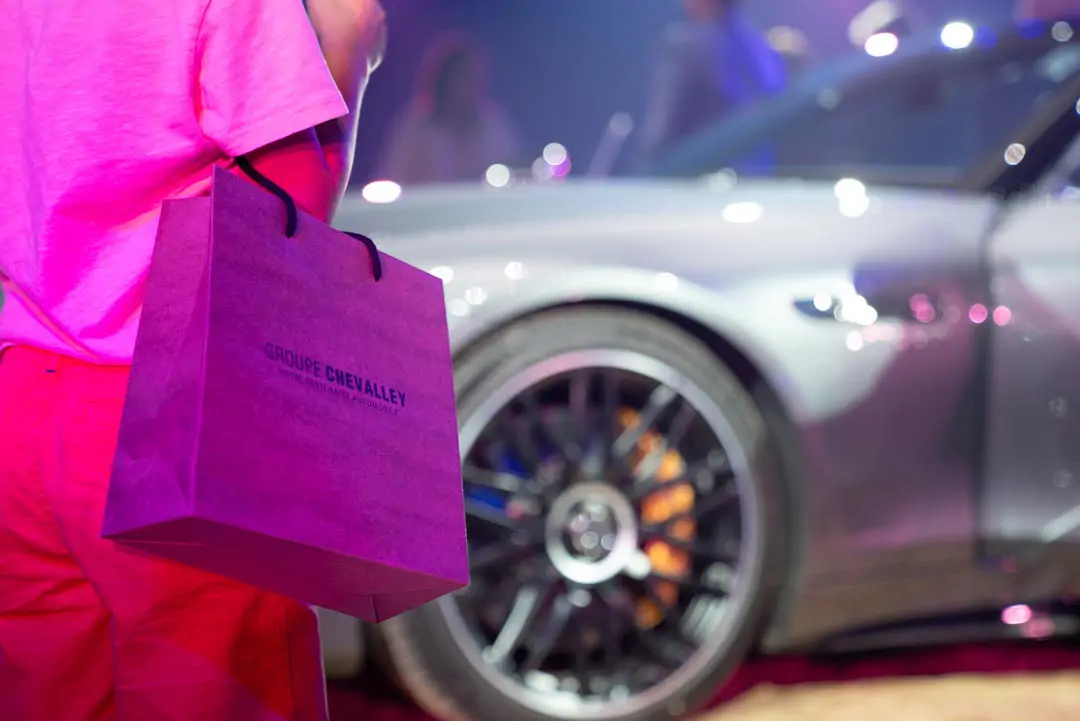 Client Groupe Chevalley à la présentation de la Mercedes-AMG SL au Cirque Knie à Genève