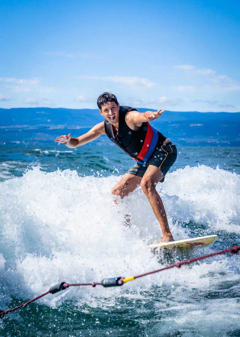 Surf and golf challenge