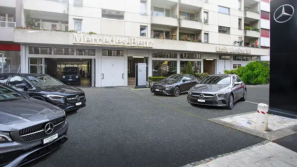 garage de l'Étoile, Genève rive droite, Mercedes-Benz