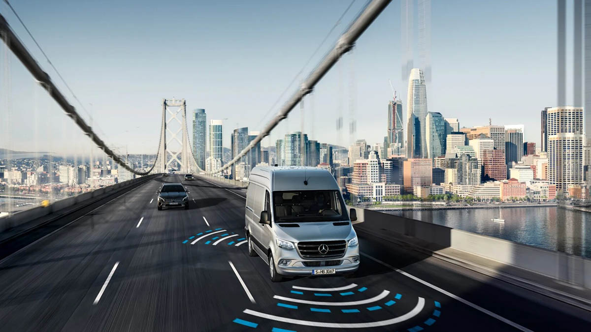 Mercedes Benz Chevalley | eSprinter Van vue aides à la conduite