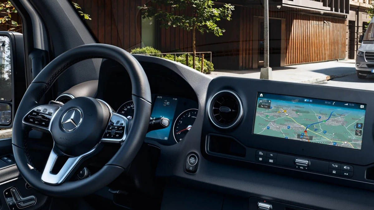 Mercedes Benz Chevalley | eSprinter Van vue écran central