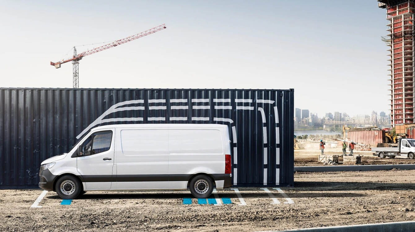 Mercedes Benz Chevalley | Sprinter Van vue profil tailles