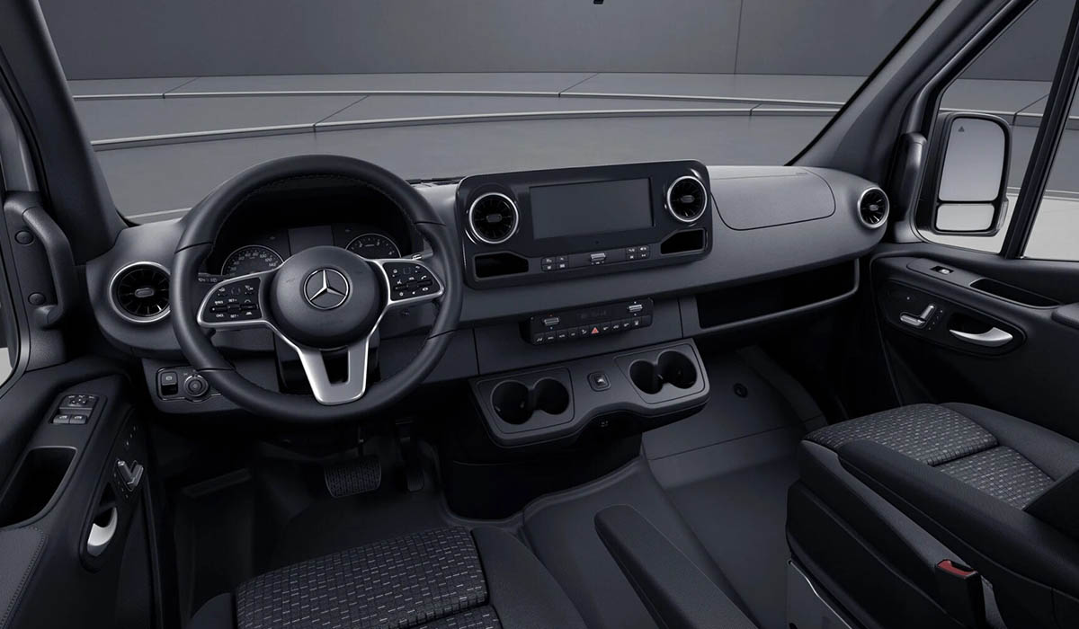 Mercedes Benz Chevalley | Sprinter Van vue poste de conduite