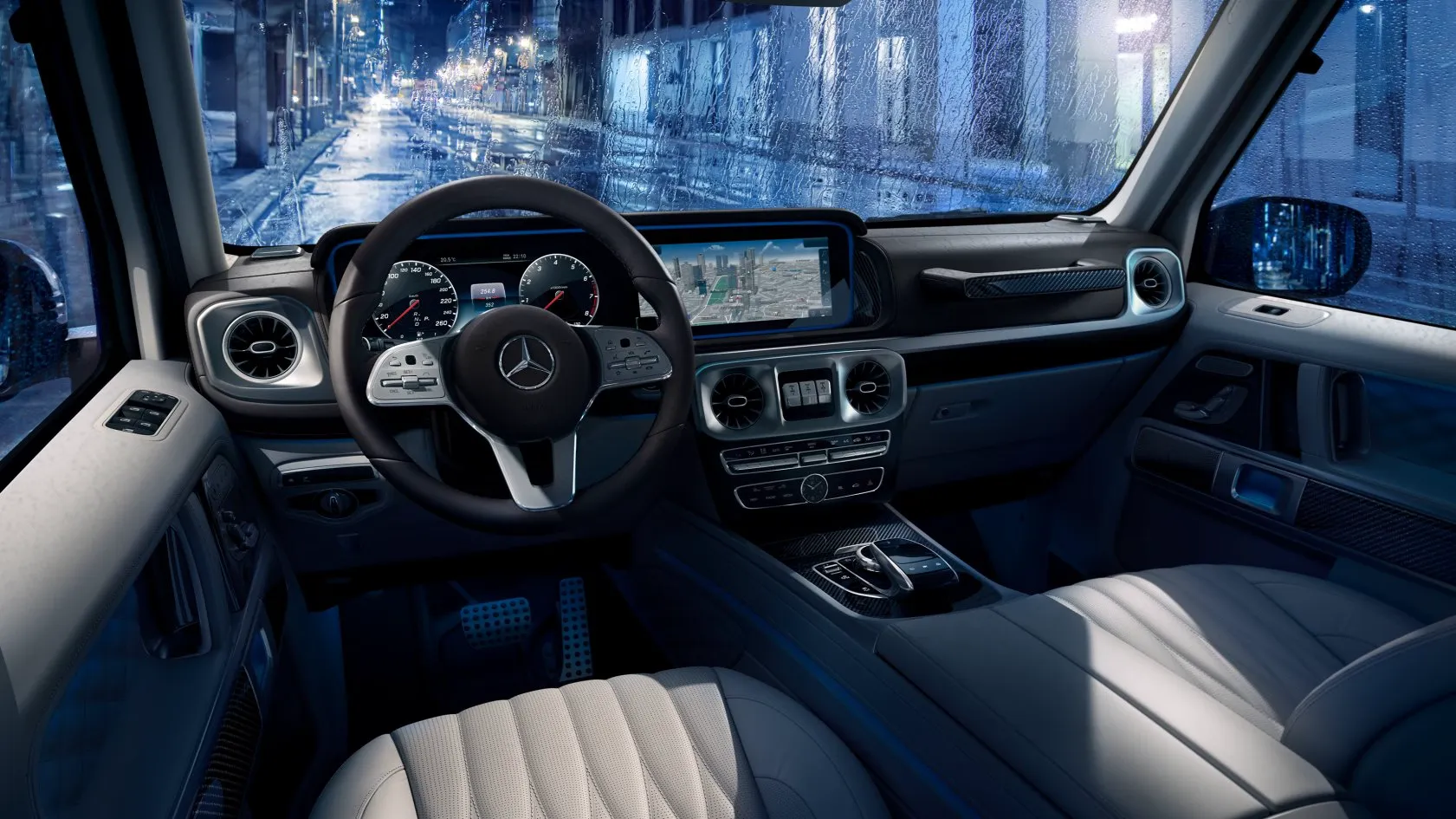 Mercedes Benz Chevalley | Classe G SUV vue poste de pilotage