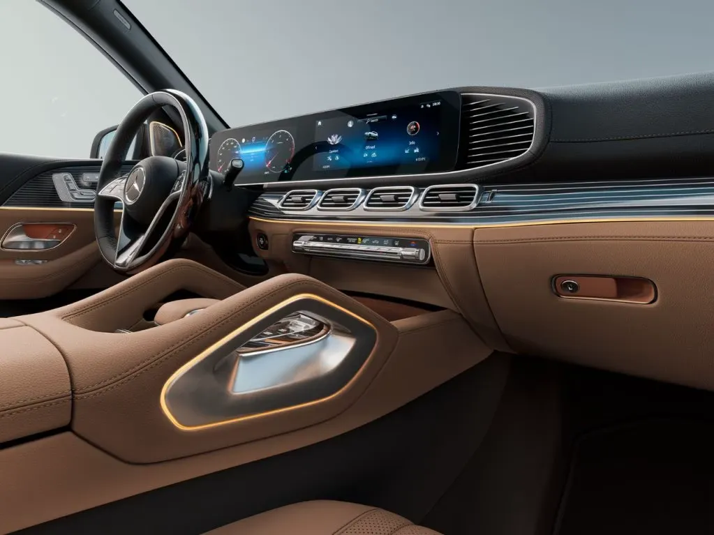 Mercedes Benz Chevalley | GLS SUV vue console avant 