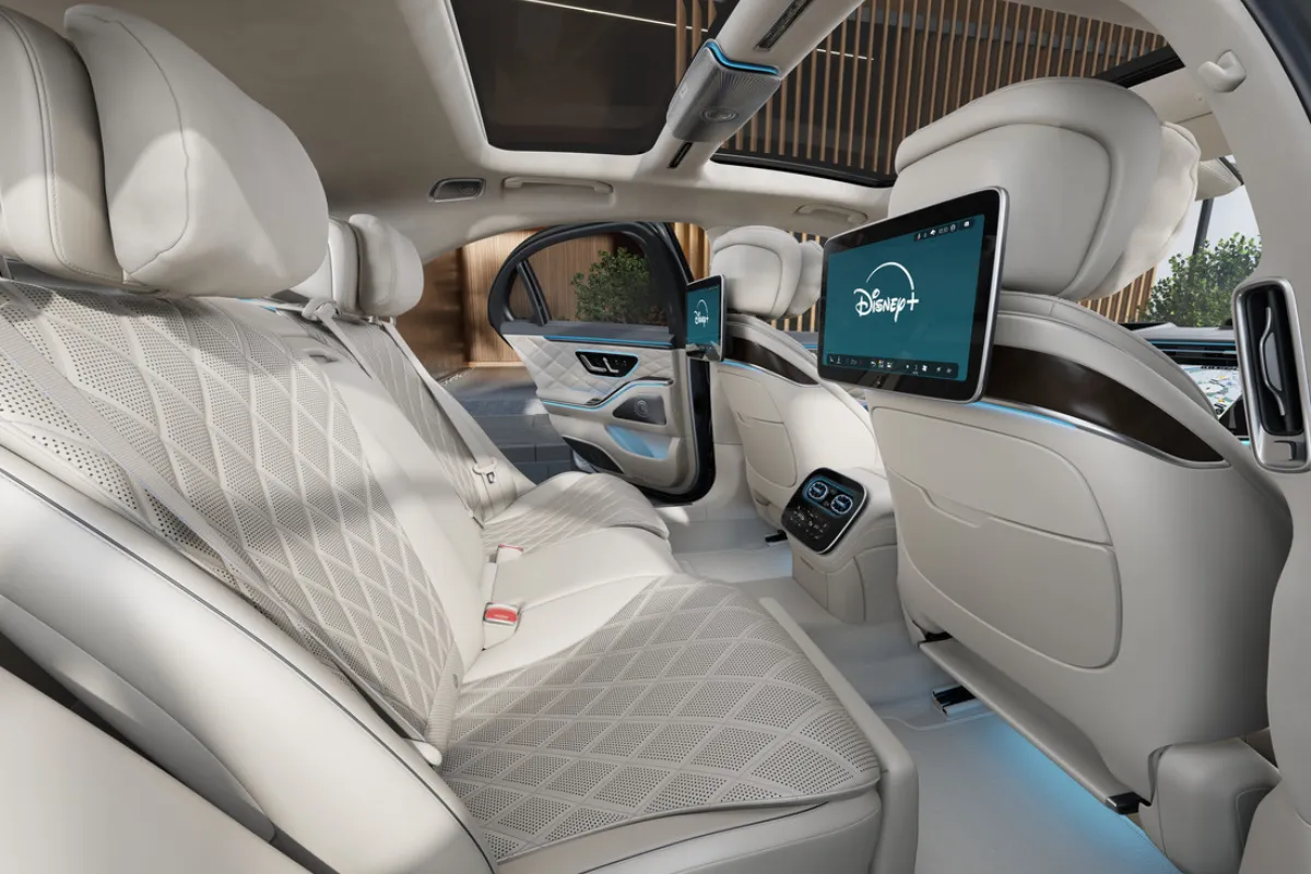 Classe S confort à l'arrière