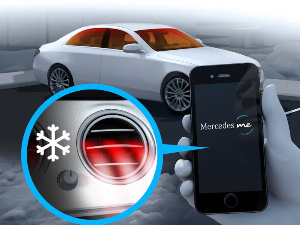 Mercedes Classe S Climatisation et chauffage à distance