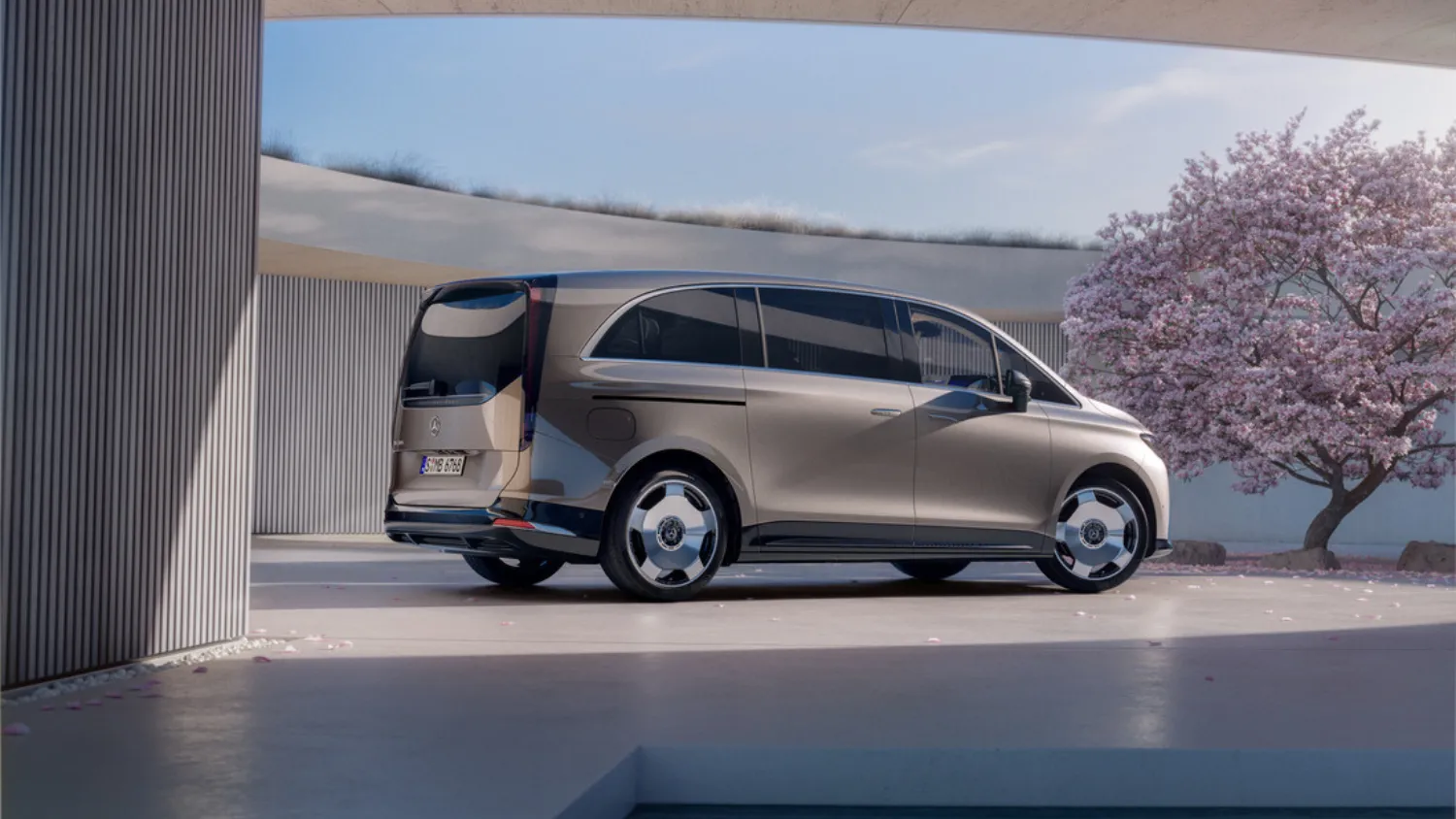 vue arrière Mercedes-Benz VLE Groupe Chevalley